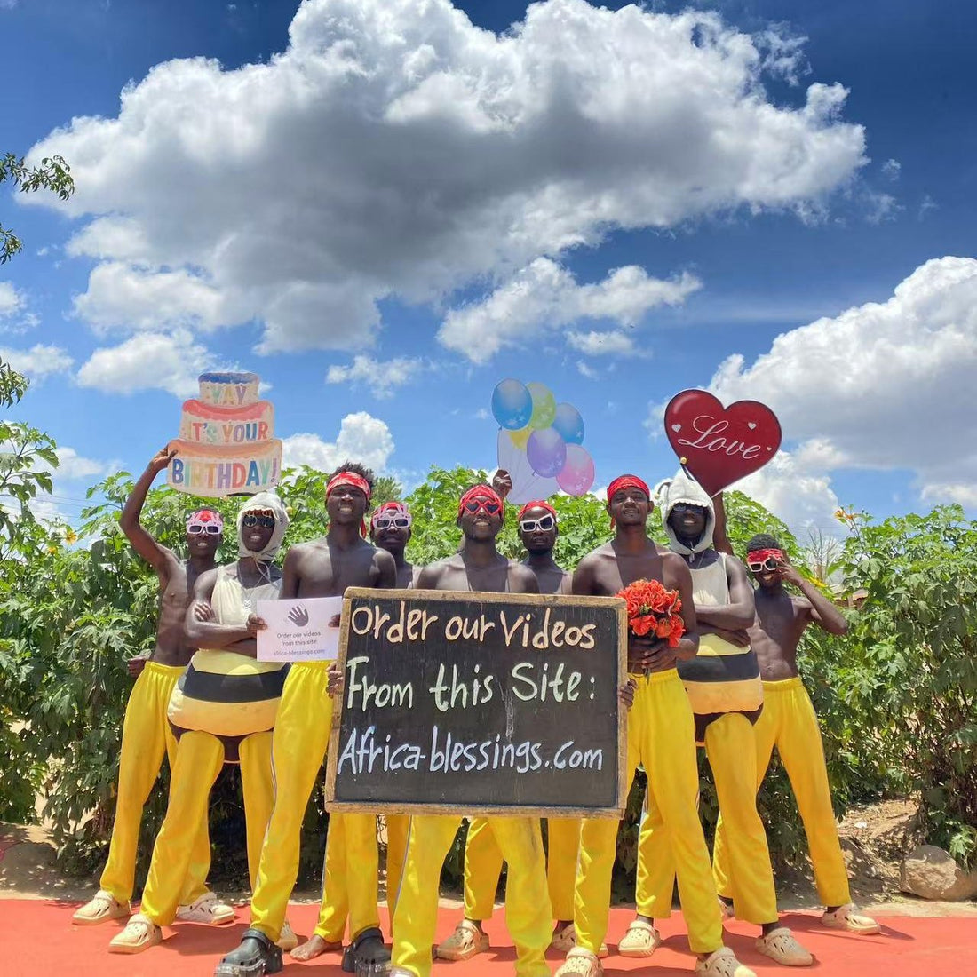 Personalized Greeting Video From Africa