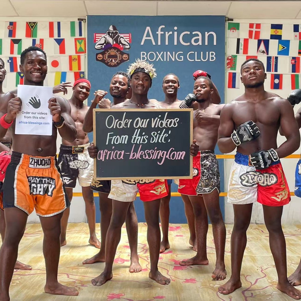 African Boxing Ropes African Boxing Team – Greetings & Wishes from Africa Blessings