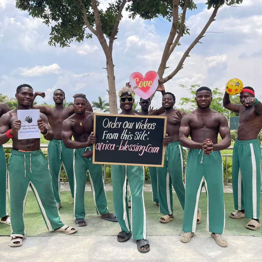 African Muscle Green Pants