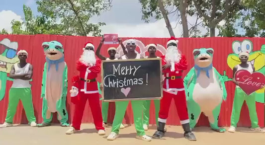 Merry Christmas From  African Funny Frog Team